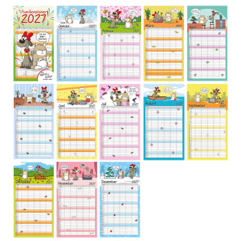 Netti & Ernst Familienkalender 2027