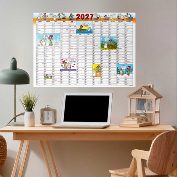 Jahresplaner Netti & Ernst gerollt 2027