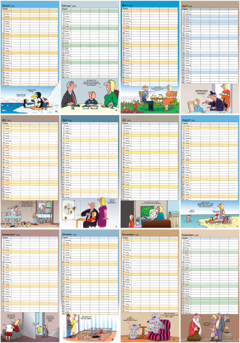Uli Stein Familien Kalender 2026