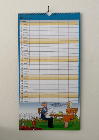 Uli Stein Familien Kalender 2026