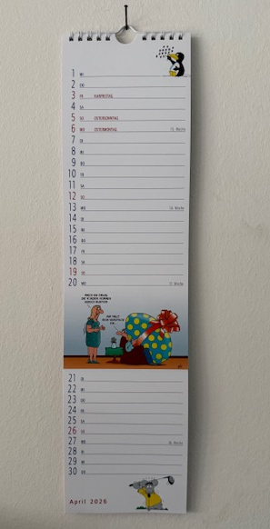 Uli Stein Streifenkalender 2026