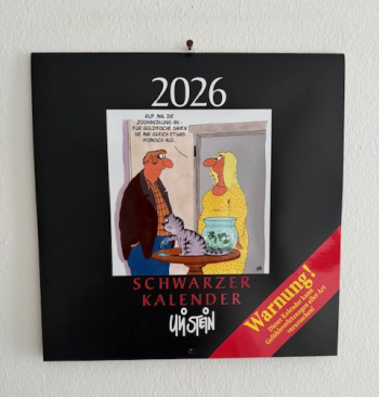 Uli Stein  Schwarzer Kalender 2026