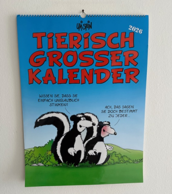 Uli Stein  Tierisch Grosser Kalender 2026
