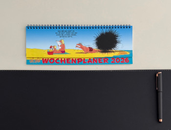 Uli Stein Tischquerkalender Wochenplaner 2026