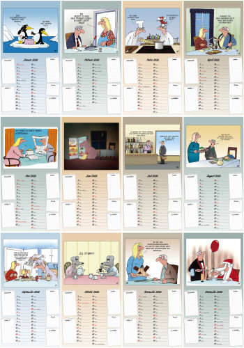 Uli Stein Küchen Kalender 2026