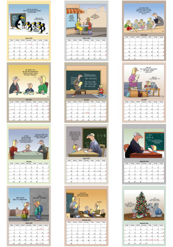Uli Stein Lehrer Schüler Eltern Kalender 2026