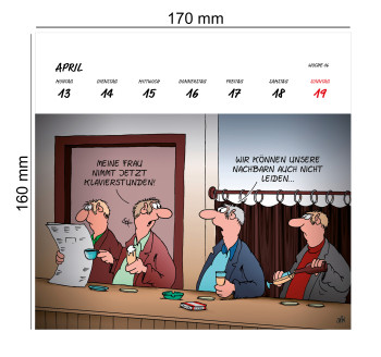 Uli Stein Postkartenkalender 2026