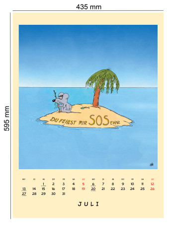 Uli Stein  Tierisch Grosser Kalender 2026