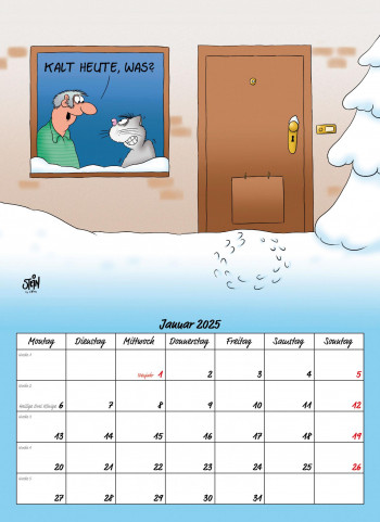 Uli Stein Tierische Zeiten Kalender 2025
