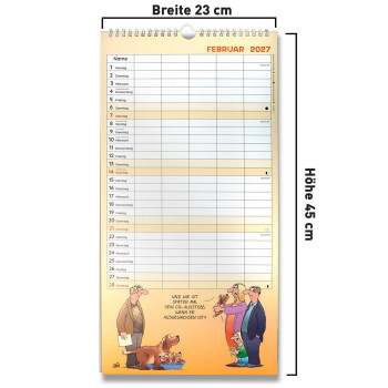 Uli Stein Familien Kalender 2027
