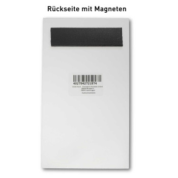 Uli Stein Magnetblock Pinguin Dagegen - Küchenblock - Kühlschrankblock mit 40 Seiten und einem Magnet -Notizblock