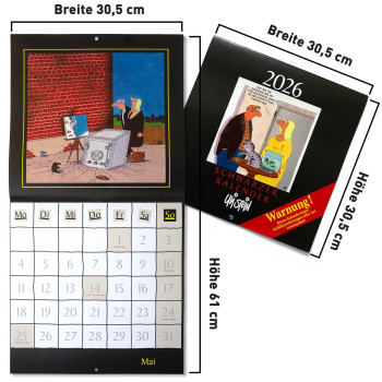Uli Stein  Schwarzer Kalender 2026