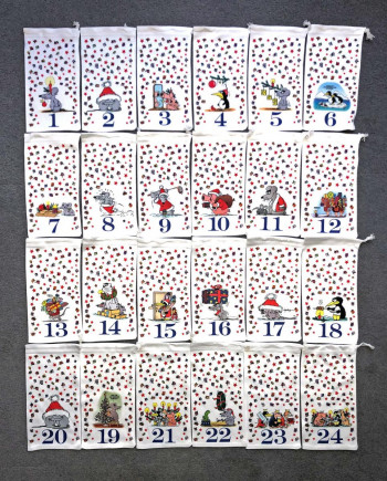 Uli Stein Adventskalender Geschenksäckchen zum selbstbefüllen