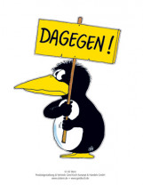 Aufkleber / DAGEGEN