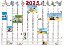 Uli Stein Jahresplaner Maus, gerollt 2025