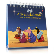 Uli Stein Adventskalender, Tischkalender stehend " Drei Könige"