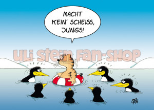 Postkarte Macht kein Scheiss Jungs