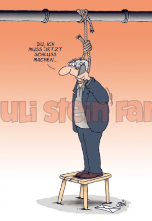 Postkarte ... schluss machen ...