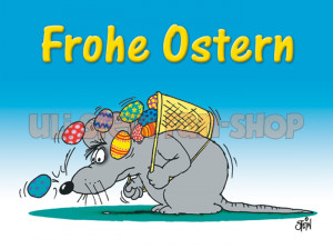 Postkarte Frohe Ostern