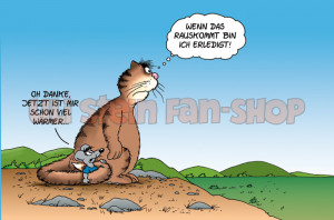 Postkarte Schon viel wärmer
