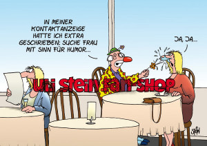 Postkarte / ... Sinn für Humor