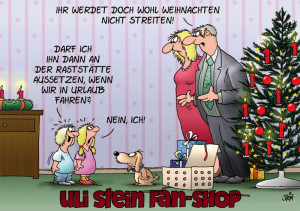 Weihnachtskarte /... nicht streiten,