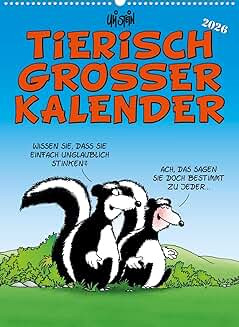Uli Stein  Tierisch Grosser Kalender 2026