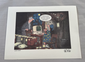 Signierter Kunstdruck