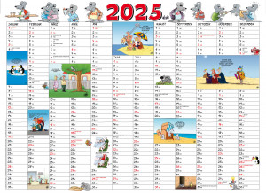 Uli Stein Jahresplaner Maus, gerollt 2025
