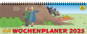 Uli Stein Tischquerkalender Wochenplaner 2025