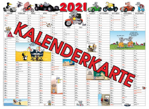Uli Stein Kalenderpostkarte 2022 (21x15cm)