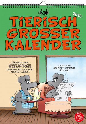 Uli Stein  Tierisch Grosser Kalender 2025