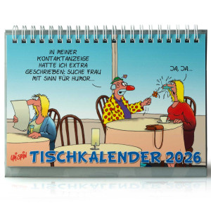 Uli Stein Tischkalender stehend 2026