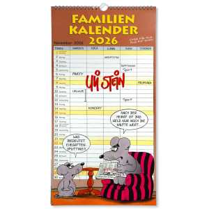Uli Stein Familien Kalender 2026