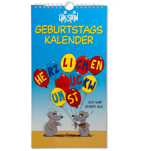 Uli Stein Geburtstagskalender "Herzlichen Glückwunst"