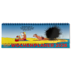 Uli Stein Tischquerkalender Wochenplaner 2026