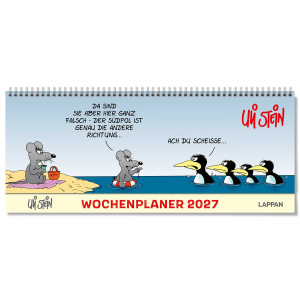 Uli Stein Tischquerkalender Wochenplaner 2027