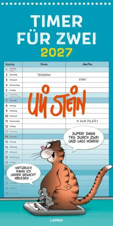 Uli Stein Timer für Zwei Kalender 2027