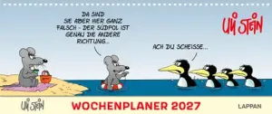 Uli Stein Tischquerkalender Wochenplaner 2027