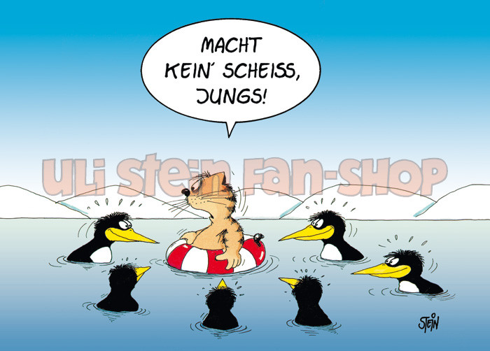 Postkarte Macht kein Scheiss Jungs