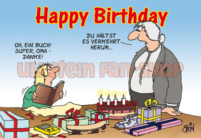 Klappkarte Happy Birthday, Buch