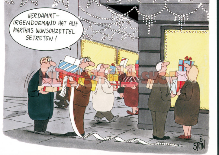 Klappkarte Weihnachten / Wunschzettel