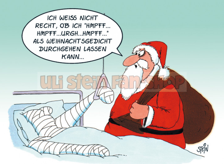 Klappkarte Weihnachten / Hmpf