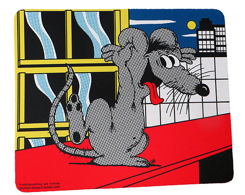 Uli Stein Mousepad ""Pop-Art Freche Maus