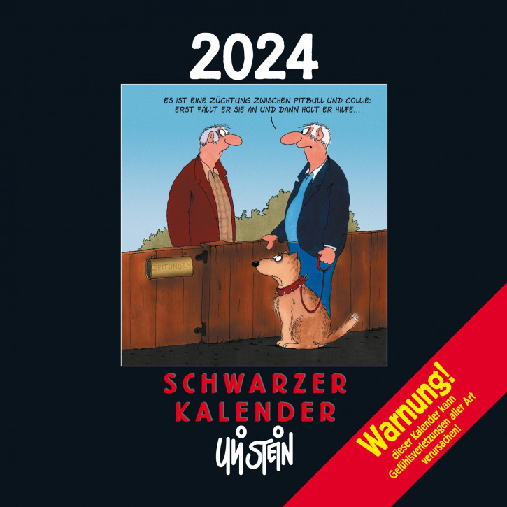 Uli Stein  Schwarzer Kalender 2024