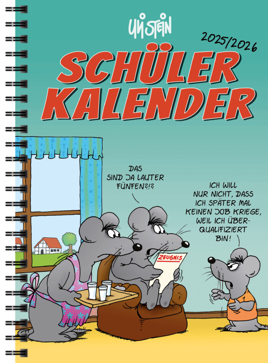 Uli Stein Schülerkalender 25/26, mit Spiralbindung