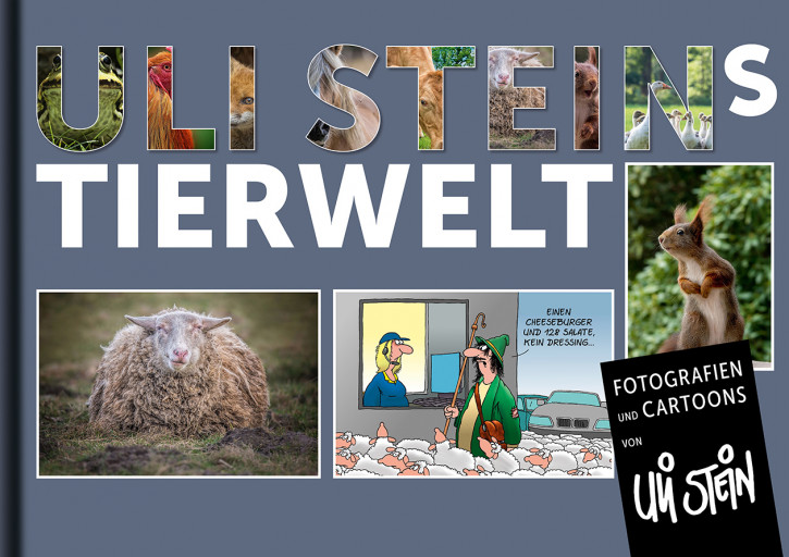 Buch Uli Steins Tierwelt, Fotografien und Cartoons