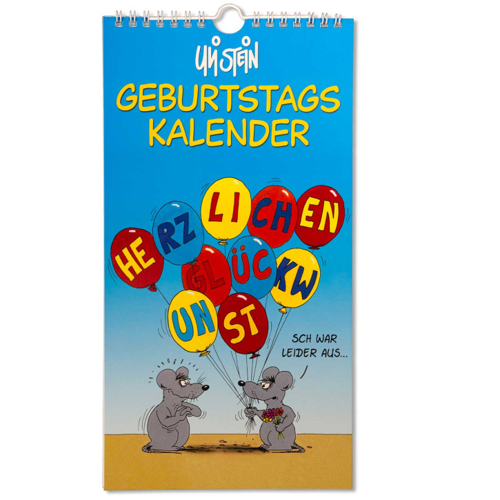 Uli Stein Geburtstagskalender "Herzlichen Glückwunst"
