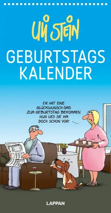 Uli Stein Geburtstagskalender "Glückwunsch-SMS"
