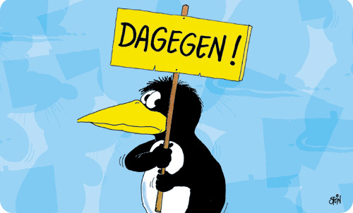 Uli Stein Brettchen Dagegen-U9181